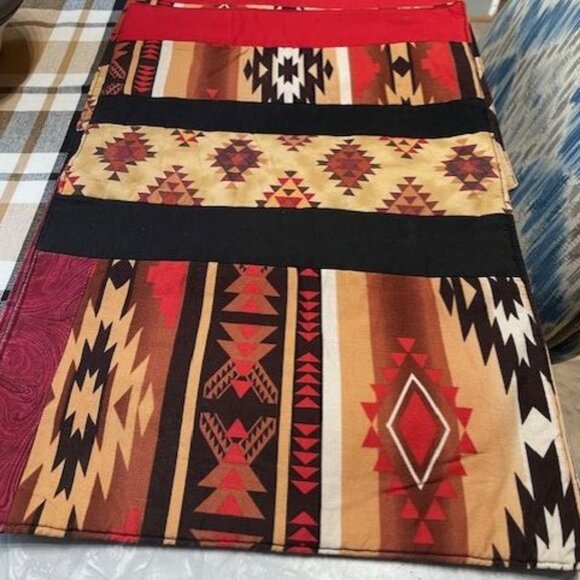 Set of 6 HANDMADE Western Style Placemats - Picture 2 of 2